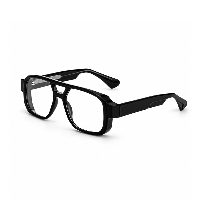 Oversized Square Double-Bridge Sunglasses | Gradient-Lens Statement Eyewear | ZT-99326