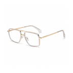 Photochromic Square Double-Bridge Sunglasses | UV400 Everyday Sunwear | HL-82254B