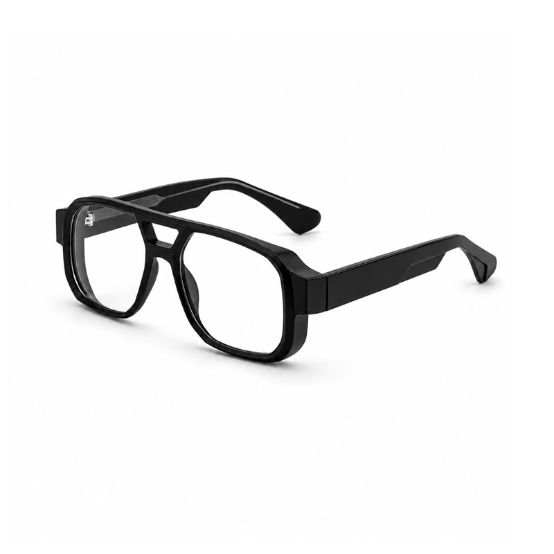 Oversized Square Double-Bridge Sunglasses | Gradient-Lens Statement Eyewear | ZT-99326