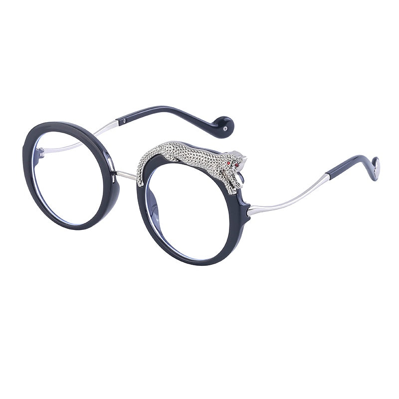 Blue Light Glasses in a statement round profile | Screen-Ready Lens | ZS-88203