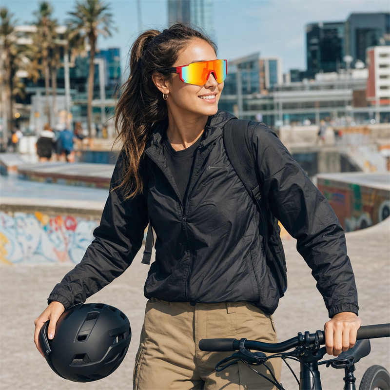 Sport Shield Polarized Sunglasses with Glare-Reducing Lens | ZS-6802P
