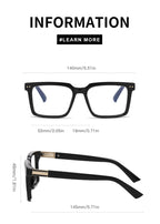 Square Frames, Photochromic Sunglasses | Spring Hinge for commuting and changing light | ZS-95020
