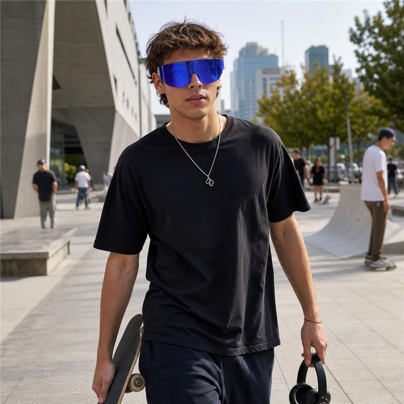 Shield Frames, Fashion Sunglasses | Trend-Forward Style for sporty looks and outdoor days | BL-1815