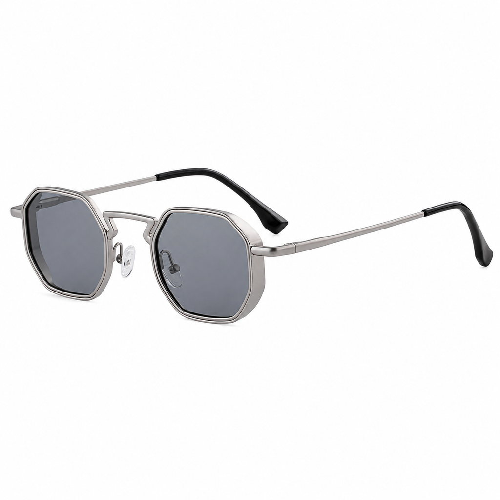 Geometric Frames, Fashion Sunglasses | Spring Hinge for travel and street-style outfits | KSL-98283