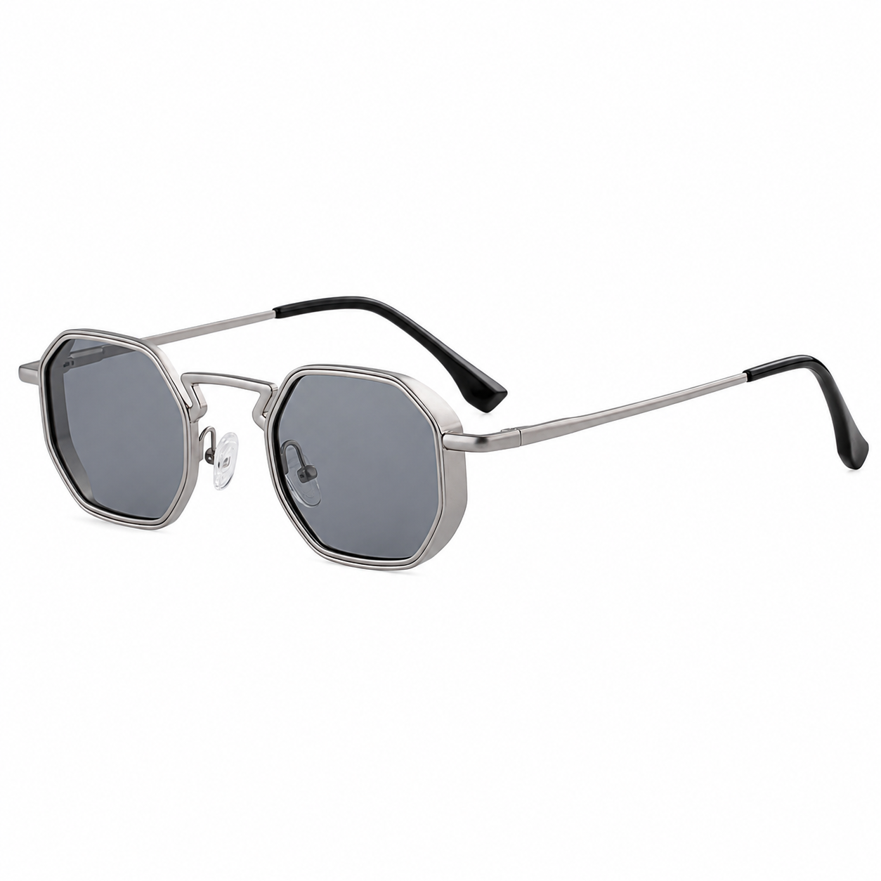 Geometric Frames, Fashion Sunglasses | Spring Hinge for travel and street-style outfits | KSL-98283