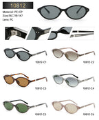 Oversized Square Double-Bridge Sunglasses | Rivet-Detail Statement Eyewear | 9820