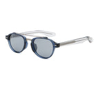 Rounded Geometric Double-Bridge Sunglasses | Metal-Bar Rivet-Detail Eyewear | 10818P