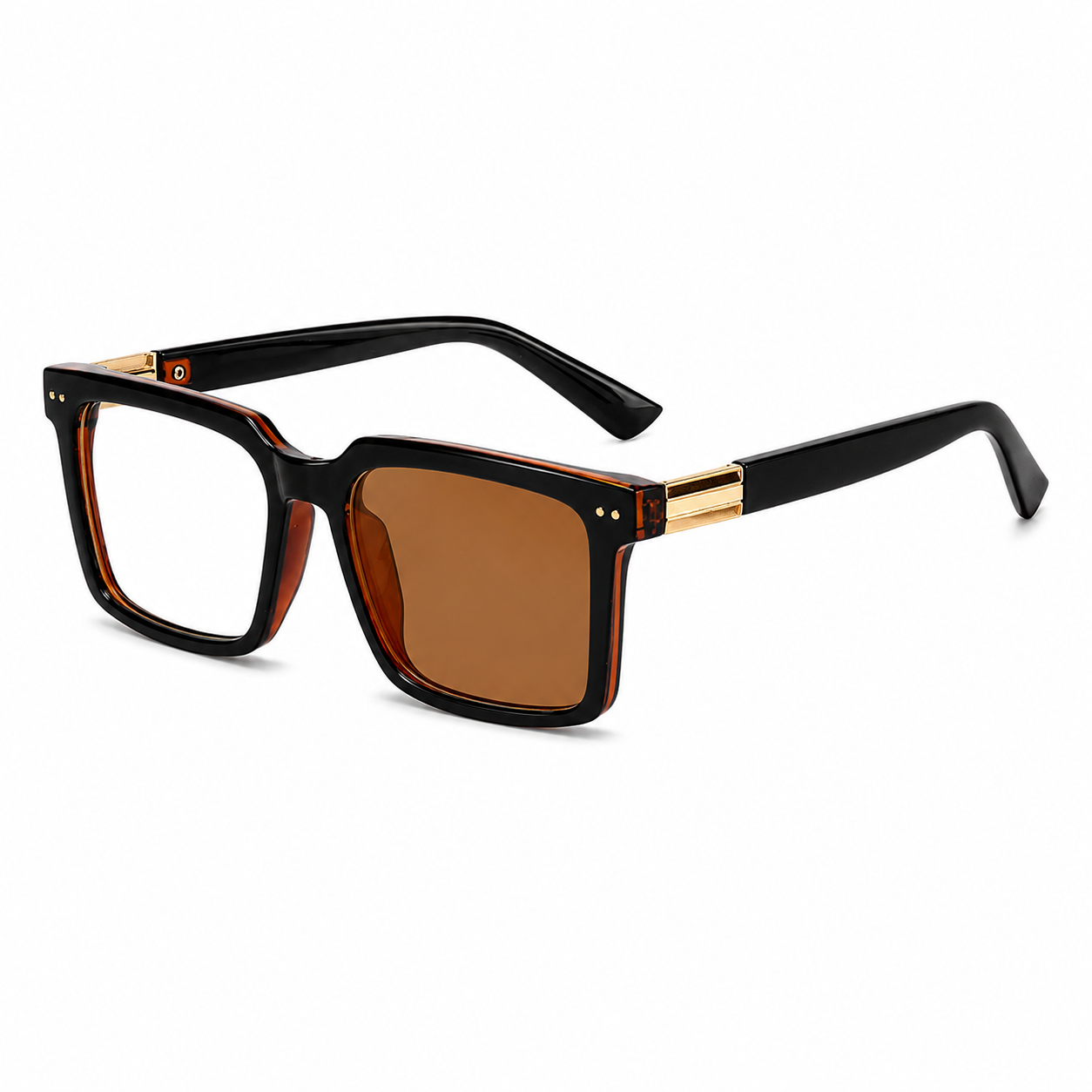 Square Frames, Photochromic Sunglasses | Spring Hinge for commuting and changing light | ZS-95020