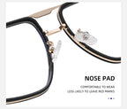 Fashion Square Optical Glasses with Spring Temples | Prescription-Ready Everyday Eyewear | HL-82254
