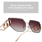 Fashion Sunglasses in a statement cat-eye profile | Statement Style | LB-7407