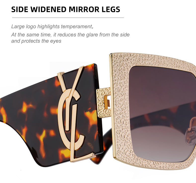 Square Frames, Fashion Sunglasses | Oversized for travel and street-style outfits | ZS-98198-C