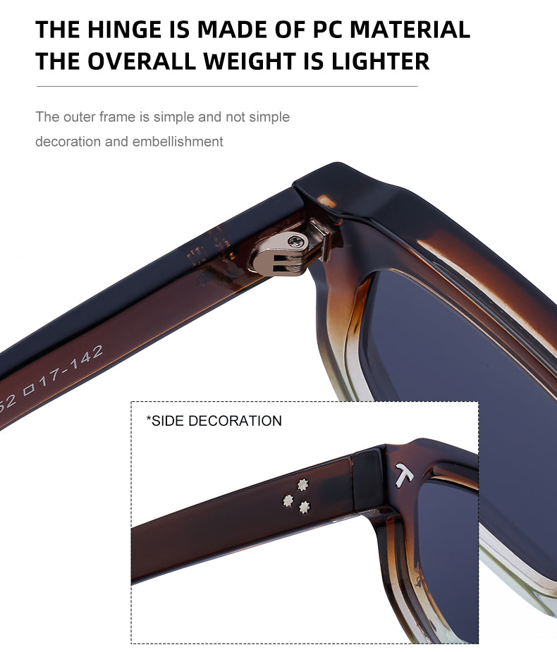 Fashion Sunglasses in a vintage geometric profile | Small Frame | ZS-98155