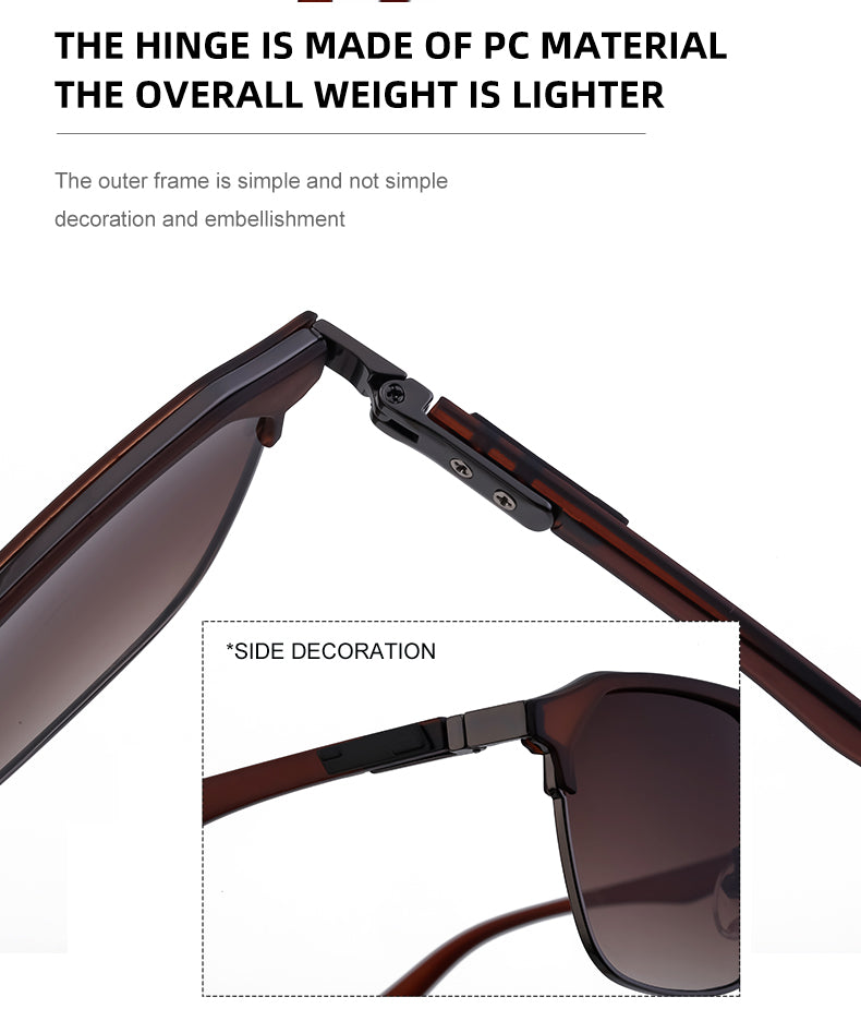 Fashion Sunglasses in a trend-forward square profile | Double Bridge | SL-H2420