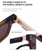 Trend-Forward Cat-Eye Fashion Sunglasses with Stud Detail | ZS-98312