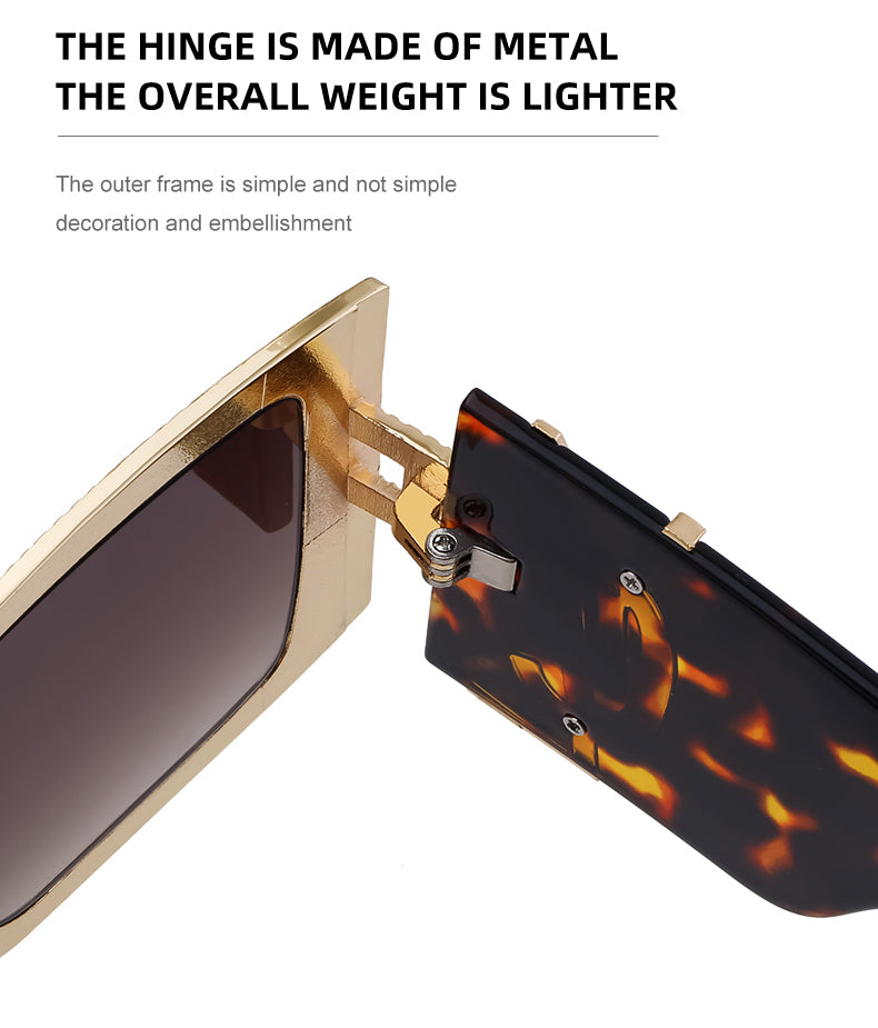 Square Frames, Fashion Sunglasses | Oversized for travel and street-style outfits | ZS-98198-C