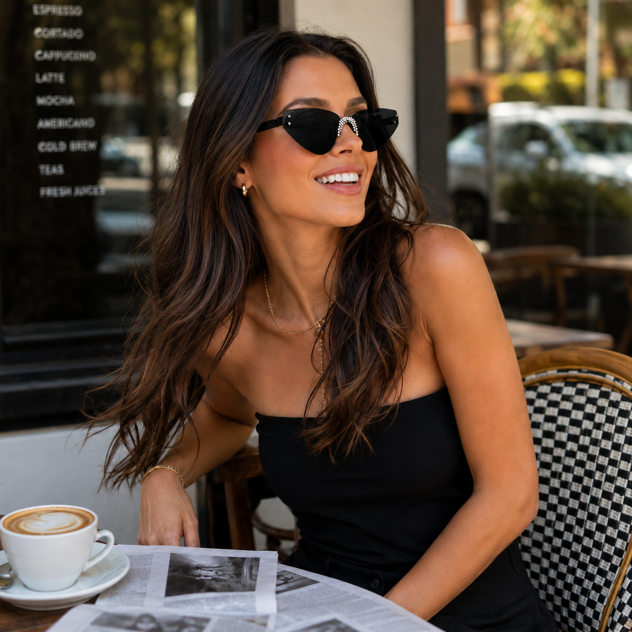 Statement Style Cat-Eye Fashion Sunglasses | Made for travel and street-style outfits | DG-98223-L