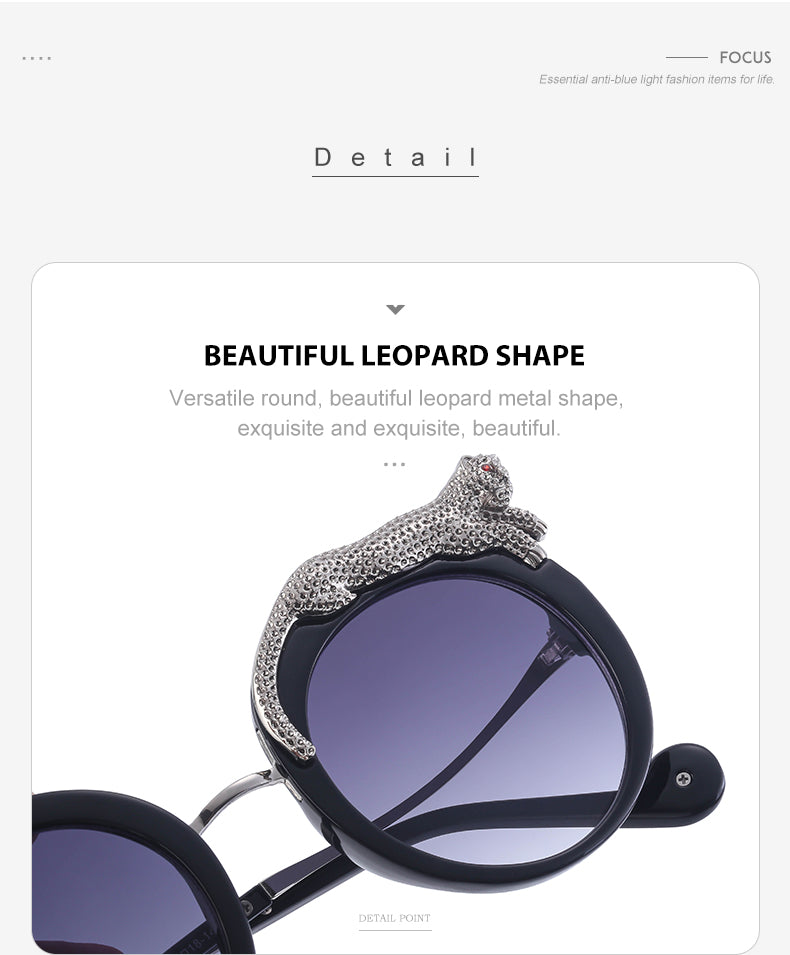 Blue Light Glasses in a statement round profile | Screen-Ready Lens | ZS-88203