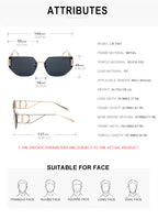 Fashion Sunglasses in a statement cat-eye profile | Statement Style | LB-7407