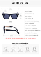 Trend-Forward Cat-Eye Fashion Sunglasses with Stud Detail | ZS-98312