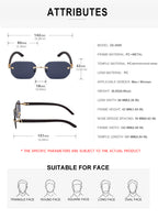 Geometric Fashion Sunglasses | for Travel, Street Style & Everyday Wear | ZX-3050