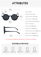 Adjustable ND Sunglasses in a trend-forward round profile | Adjustable Tint Lens | XH-2318