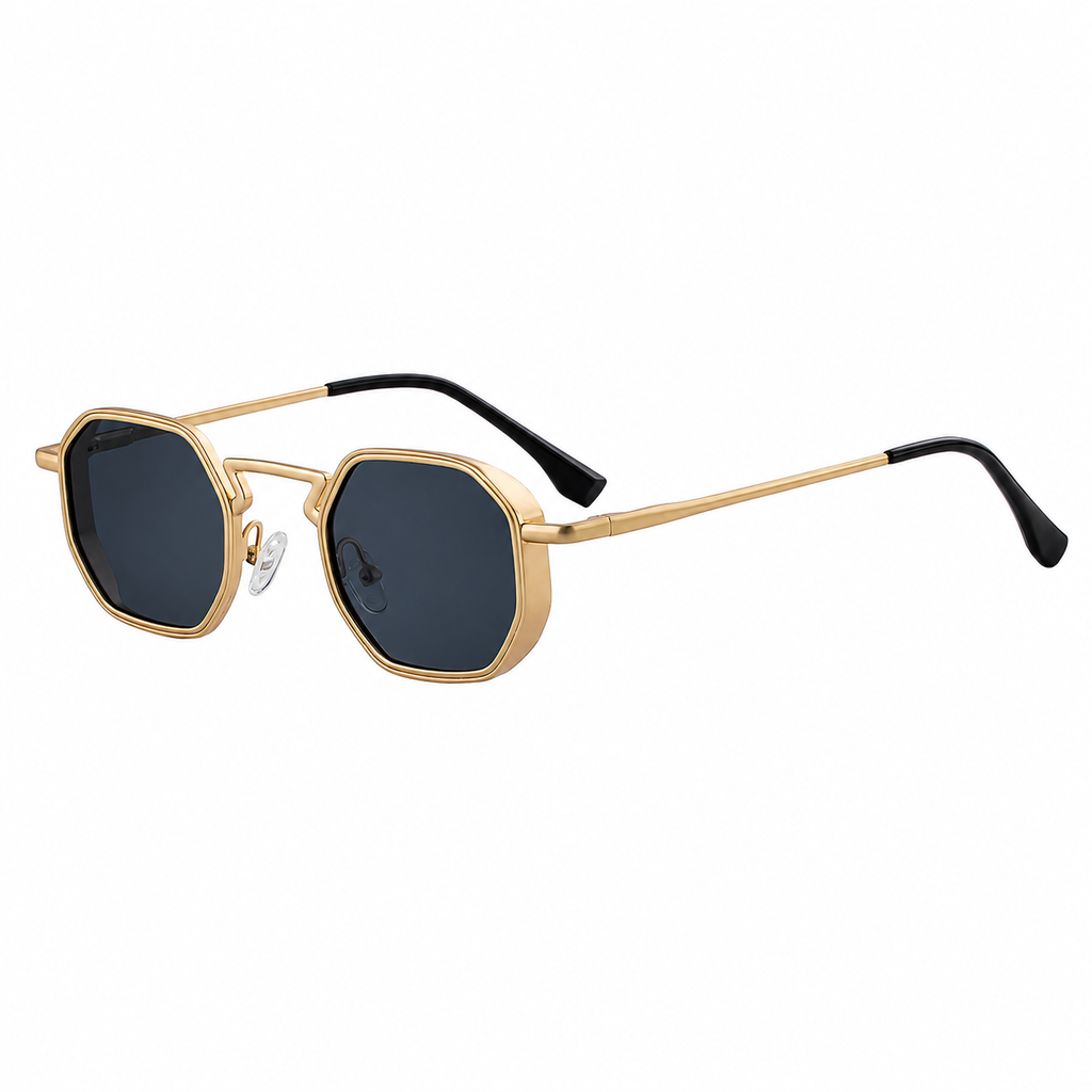 Geometric Frames, Fashion Sunglasses | Spring Hinge for travel and street-style outfits | KSL-98283
