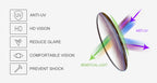 Blue Light Glasses in a statement round profile | Screen-Ready Lens | ZS-88203