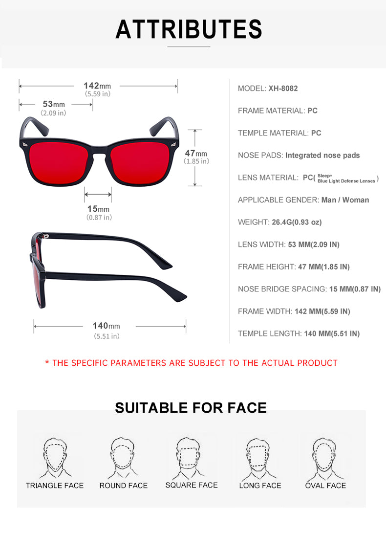 Blue Light Glasses for screen work and daily wear | Stud Detail | XH-8082