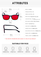 Blue Light Glasses for screen work and daily wear | Stud Detail | XH-8082