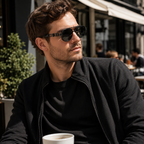 Polarized Sunglasses in a trend-forward aviator profile | Double Bridge | ZS-98243P