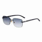 Photochromic Sunglasses in a trend-forward square profile | Small Frame + Wood-Grain Temple | ZX-3193