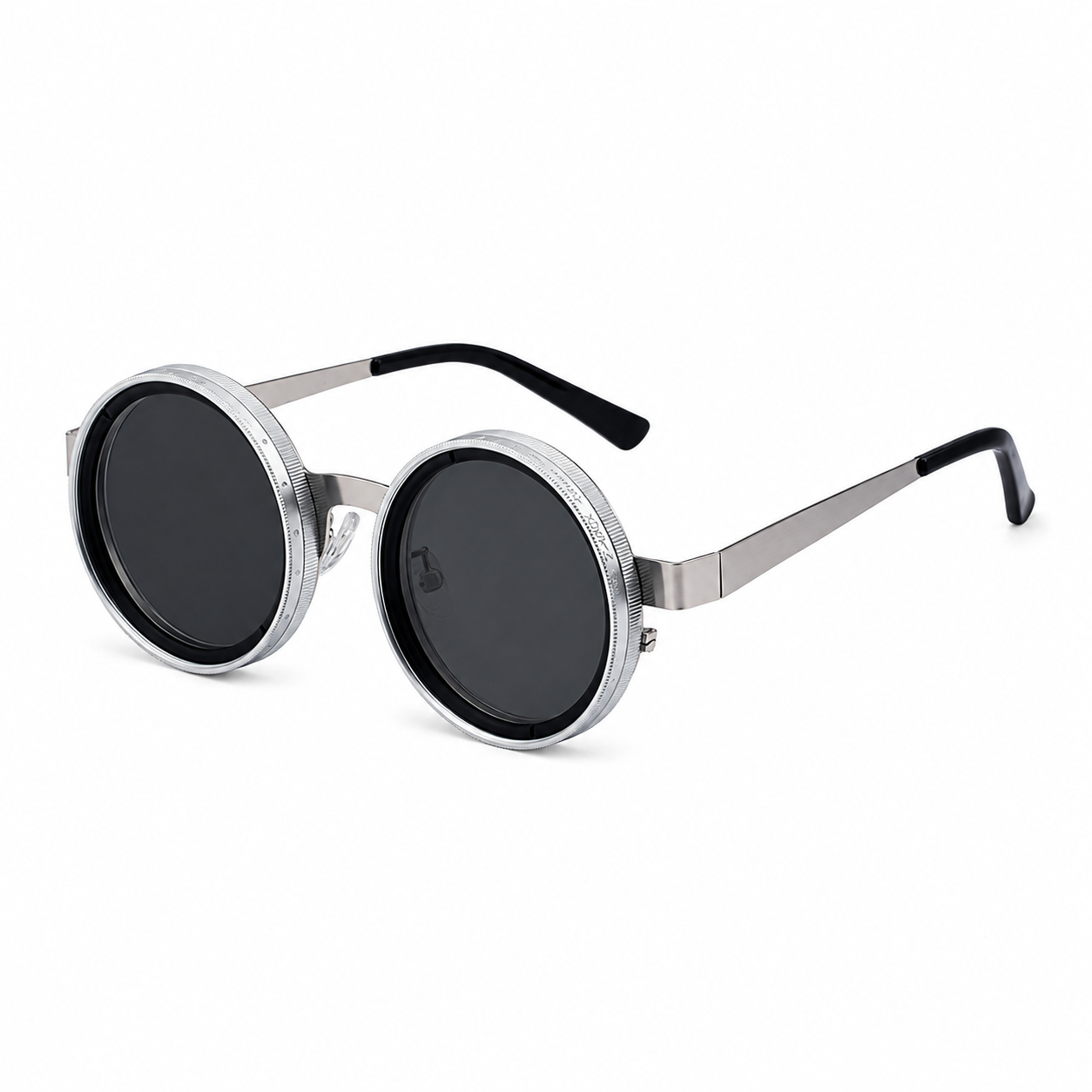 Adjustable ND Sunglasses in a trend-forward round profile | Adjustable Tint Lens | XH-2318