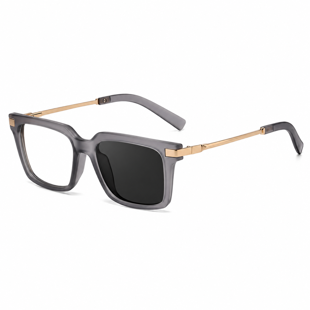 Square Frames, Photochromic Sunglasses | Spring Hinge for commuting and changing light | ZS-95018