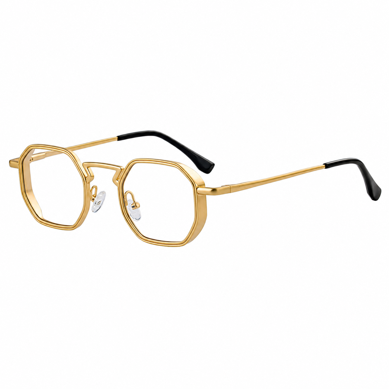 Geometric Frames, Fashion Sunglasses | Spring Hinge for travel and street-style outfits | KSL-98283
