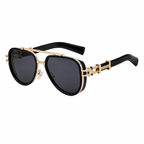 Polarized Sunglasses in a trend-forward aviator profile | Double Bridge | ZS-98243P