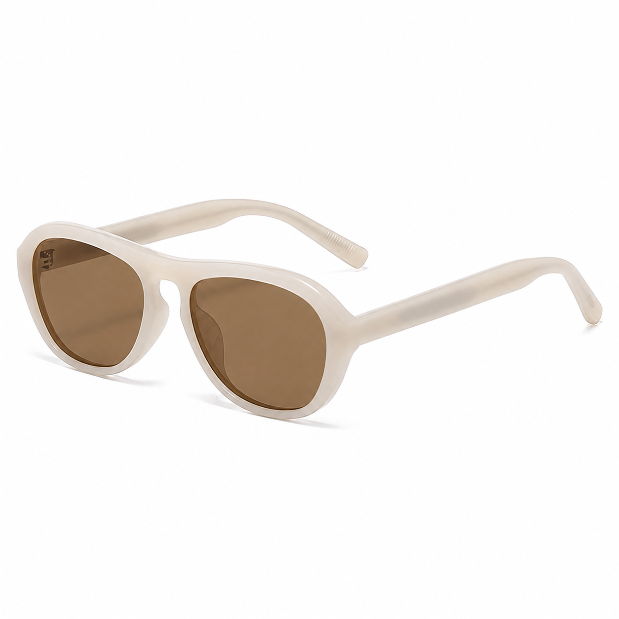 Trend-Forward Aviator Polarized Sunglasses with Small Frame | KS-3869