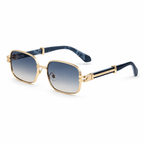 Oversized Square Gradient Sunglasses with Layered Temple Detail | Refined Statement Eyewear | DG-98720
