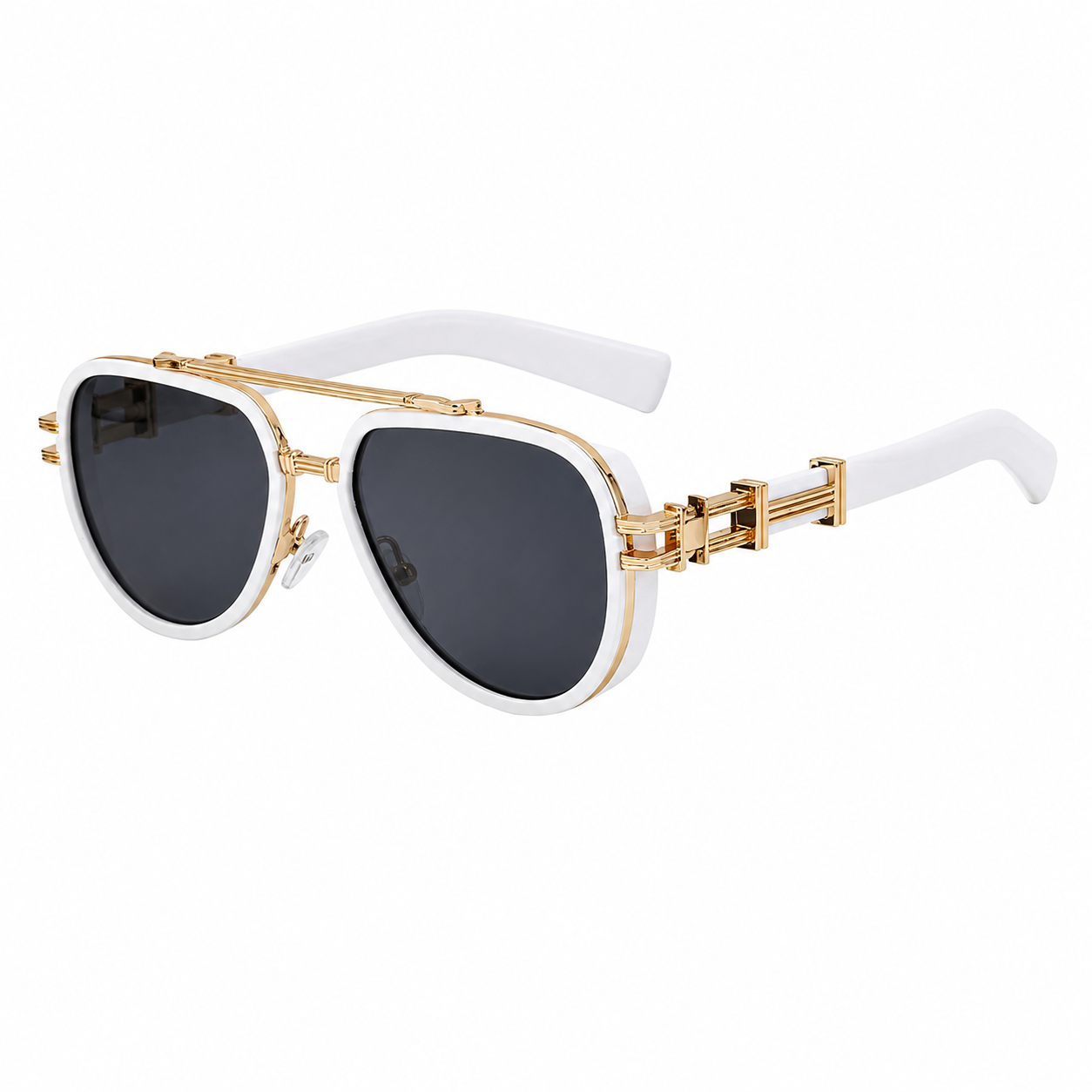 Polarized Sunglasses in a trend-forward aviator profile | Double Bridge | ZS-98243P