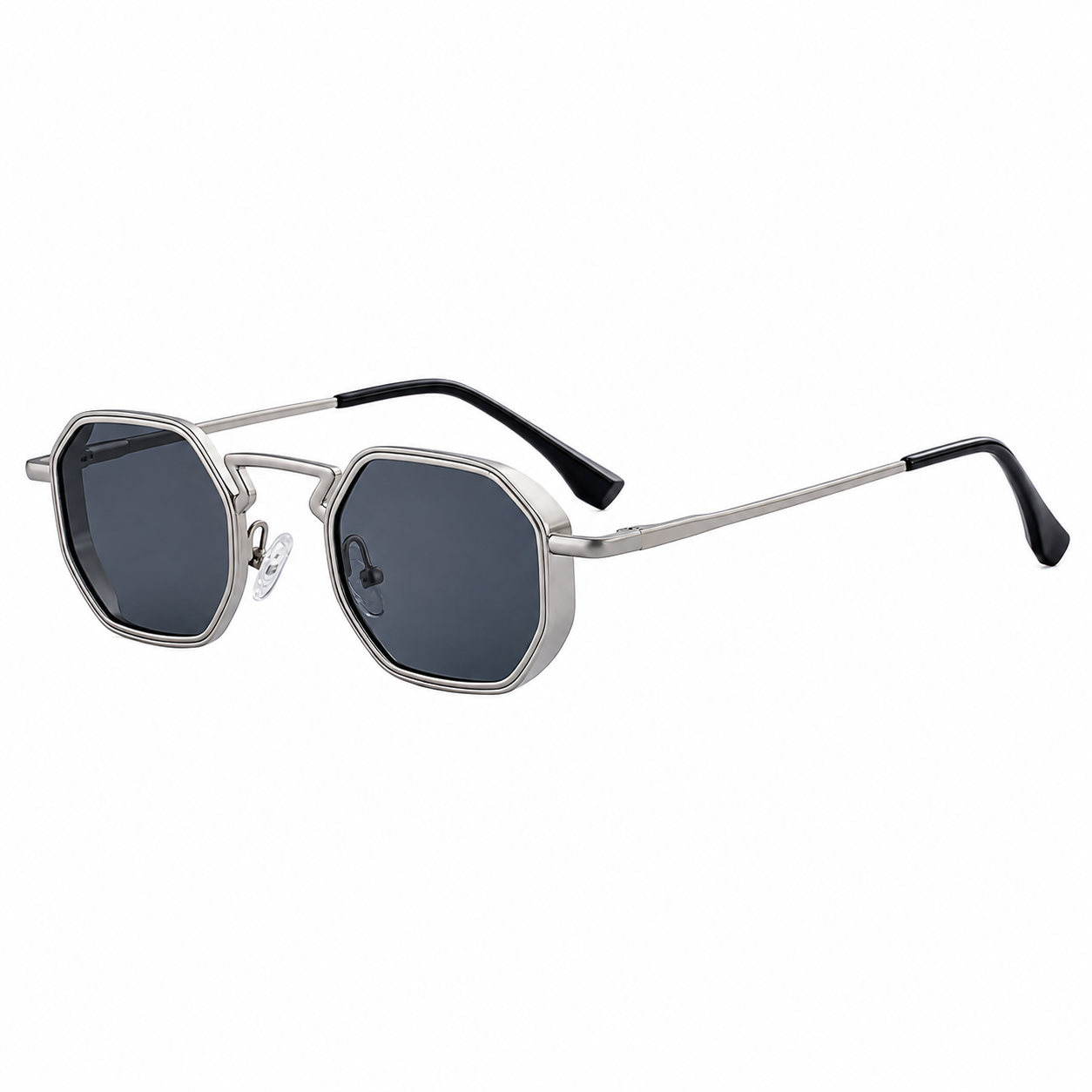 Geometric Frames, Fashion Sunglasses | Spring Hinge for travel and street-style outfits | KSL-98283