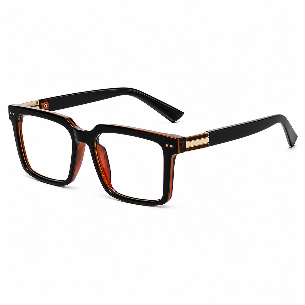 Square Frames, Photochromic Sunglasses | Spring Hinge for commuting and changing light | ZS-95020