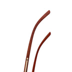 Geometric Photochromic Sunglasses for commuting and changing light | Wood-Grain Temple + Diamond-Cut Edge | ZX-3194