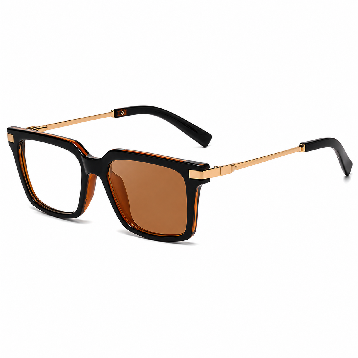 Square Frames, Photochromic Sunglasses | Spring Hinge for commuting and changing light | ZS-95018