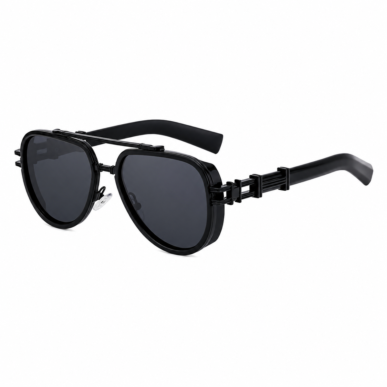 Polarized Sunglasses in a trend-forward aviator profile | Double Bridge | ZS-98243P