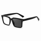 Square Frames, Photochromic Sunglasses | Spring Hinge for commuting and changing light | ZS-95020