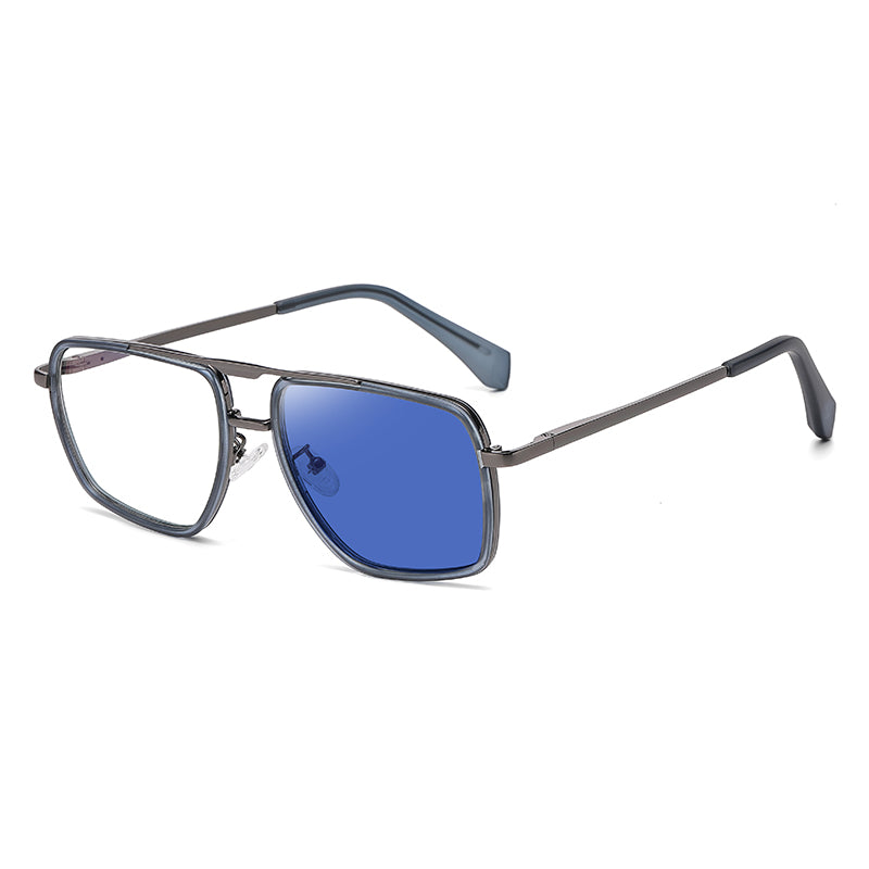 Fashion Square Optical Glasses with Spring Temples | Prescription-Ready Everyday Eyewear | HL-82254