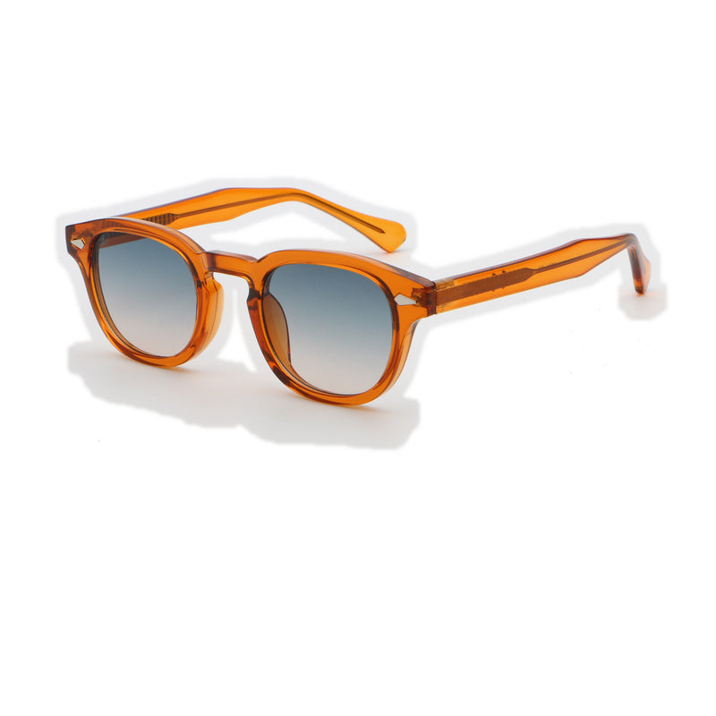 Rounded-Square Keyhole-Bridge Sunglasses | UV400 Everyday Lifestyle Eyewear | 6201