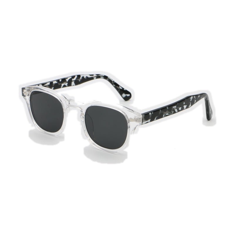 Rounded-Square Keyhole-Bridge Sunglasses | UV400 Everyday Lifestyle Eyewear | 6201