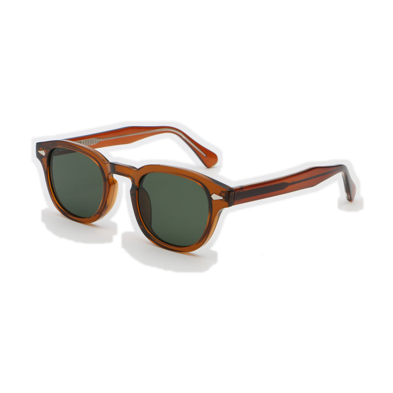 Rounded-Square Keyhole-Bridge Sunglasses | UV400 Everyday Lifestyle Eyewear | 6201