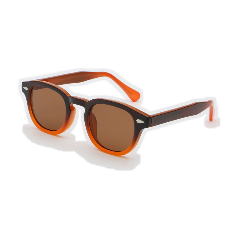 Rounded-Square Keyhole-Bridge Sunglasses | UV400 Everyday Lifestyle Eyewear | 6201