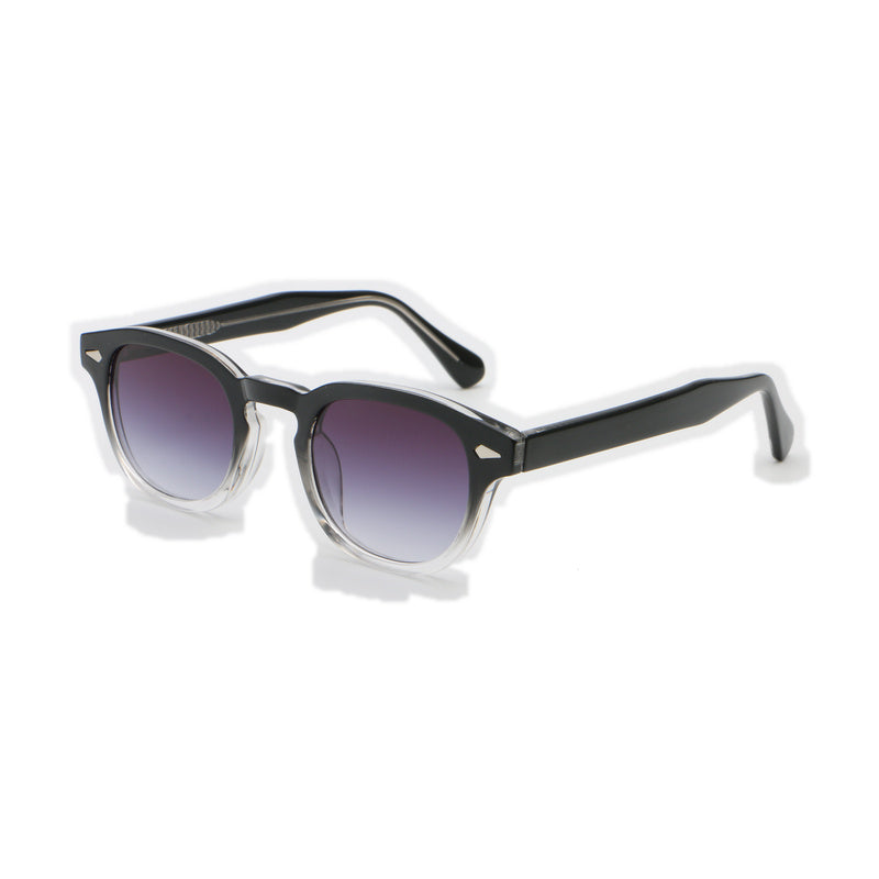 Rounded-Square Keyhole-Bridge Sunglasses | UV400 Everyday Lifestyle Eyewear | 6201